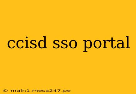 ccisd sso portal