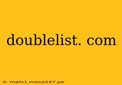 doublelist. com