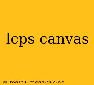 lcps canvas